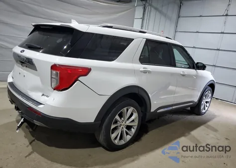 2021 Ford Explorer Platinum z USA, uszkodzony, nr VIN 1FM5K8HC5MGC46595